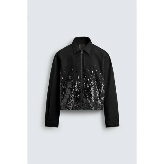 Zkrácená Flitrová Bunda